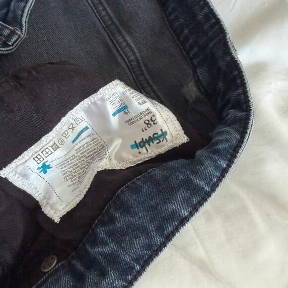 NWT Ksubi Blue Stretch Straight Leg Jeans Men’s Size 38 - Picture 3 of 7